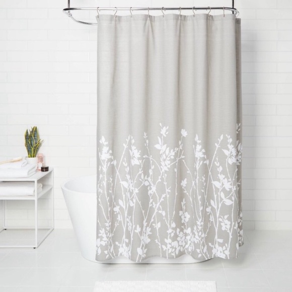 Project 62 Bath New Gray Floral Shower Curtain Project 62 Poshmark